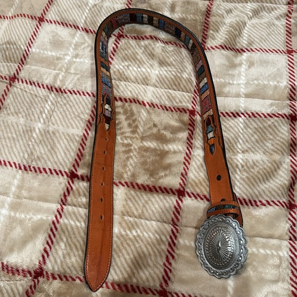 Vintage Leather belt - Picture 2 of 4
